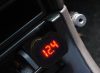 12V feszültségmérő, autós feszültségmérő, digitális voltmérő, autós elektronikai mérőeszköz, autós feszültség kijelző
