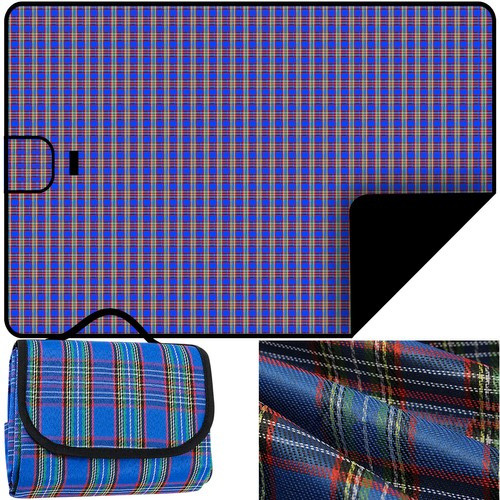 Piknik szőnyeg 145x180 alap - kék
