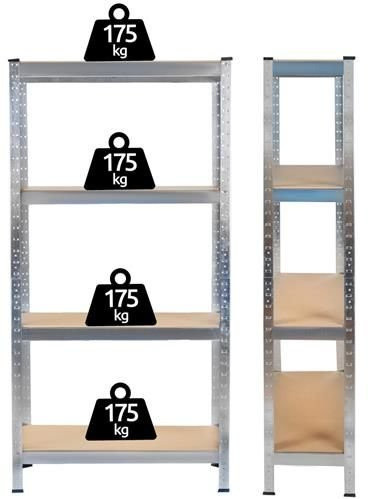 Tároló állvány 150x75x30 - raktározás, szervezés, háztartás, praktikus, polc, szerszámtároló