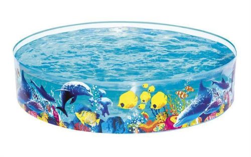 Gyermek medence kiegészítő 183x38cm BESTWAY 55030, strand játék, kerti medence, gyerek pancsoló