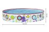 Gyermek medence 152x25cm BESTWAY 55029, kerti játék, családi szórakozás, nyári vízi móka, gyermekmedence online vásárlás