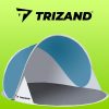 Beach tent 145x100x70cm - turquoise - gray
