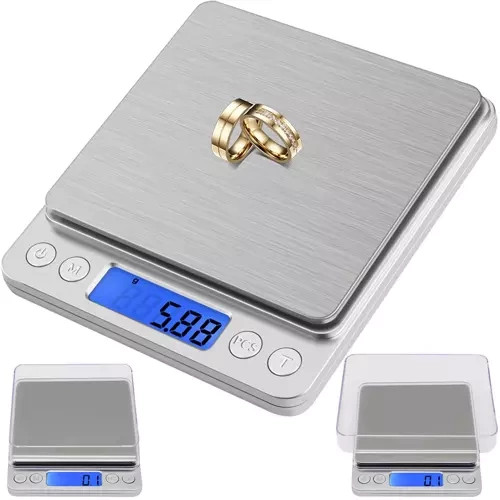 Ruhhy Precíziós Digitális Konyhai Mérleg - 500g kapacitás, 0.01g pontosság