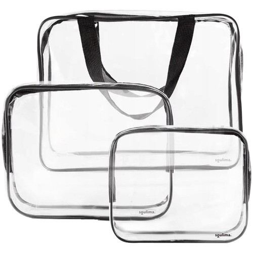 Transparent cosmetic bag 3 in 1 Soulima 21448