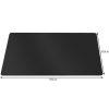 Protective mat under the chair 100x140cm RUHHY - black