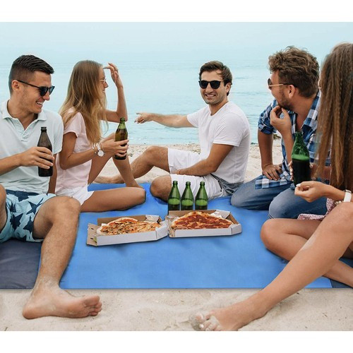 Prémium Trizand XXL Strand és Piknik Takaró - Vízálló, Homoktaszító, 208x208cm