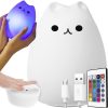 LED éjszakai lámpa - cica, gyerek lámpa, éjszakai fény, gyerekszoba dekoráció, alvás segítő, gyermek lámpa