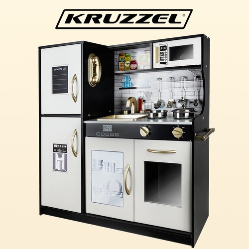 Kruzzel 22116 Prémium Fa Játékkonyha - Kreatív Gyermek Konyhai Játékélmény