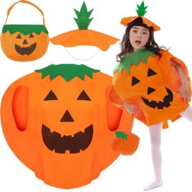   Gyerek Halloween Tök Jelmez - Kruzzel 21908 - Vidám és Kényelmes Öltözet