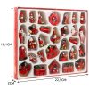WOODEN HANGINGS / CHRISTMAS TREE BALLS 30 pcs