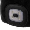 Winter hat with flashlight - black Trizand 22663