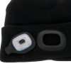 Winter hat with flashlight - black Trizand 22663