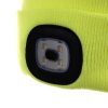 Winter hat with flashlight - yellow Trizand 22664