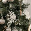 Christmas baubles - snowflakes 12pcs Ruhhy 22516