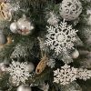 Christmas baubles - snowflakes 12pcs Ruhhy 22516