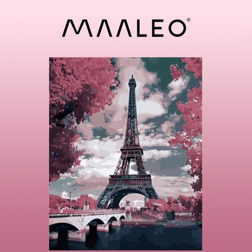 Maaleo Tower 22784 - Prémium 40x50cm Festés Számok Szerint Készlet - Kreatív Kihívás és Relaxáció Otthon
