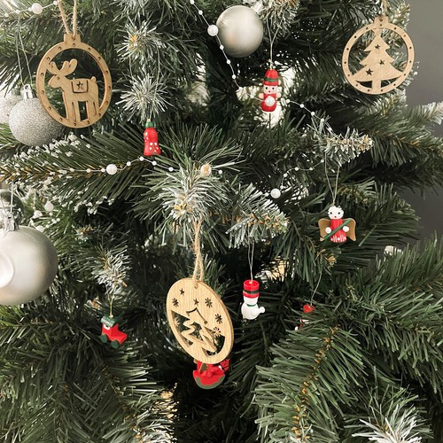 10 darabos Ruhhy 22943 karácsonyi dísz szett - Elegáns és ünnepi dekoráció a tökéletes karácsonyfához