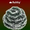 Christmas tree garland - frosted 6m Ruhhy 22310