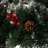 Wreath - snow-covered Christmas decoration Ruhhy 22302