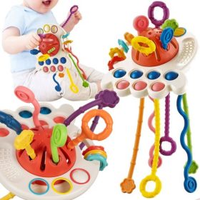   Prémium Szenzoros Rágóka - Bababarát Teether a Fogzási Fájdalmak Enyhítésére