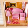 Luxus Fa Babaház - Villa Medencével D11251 - Prémium Játékélmény Gyerekeknek