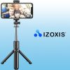 Selfie stick/tripod + remote control Izoxis 23518