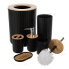 Bathroom accessories set - black Ruhhy24636