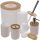 Bathroom accessories set - white Ruhhy 24635