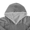 XXL sweatshirt - gray blanket Ruhhy 24402