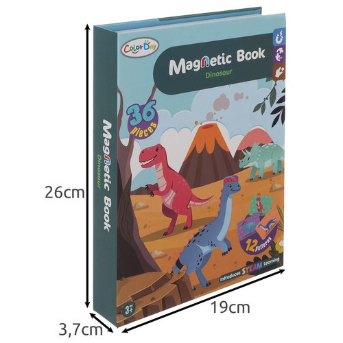 Dinoszaurusz Mágneses Puzzle 24730 - Kreatív Játék Gyerekeknek