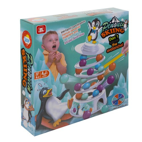 Interaktív 'Penguin on the Tower' Arcade Játék - Kruzzel 24718 - Szórakoztató és Fejlesztő Játékélmény Gyerekeknek