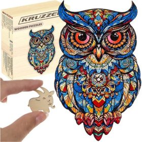   Kruzzel 24551 Prémium Fa Puzzle - Kreatív Kihívás és Szórakozás az Egész Családnak
