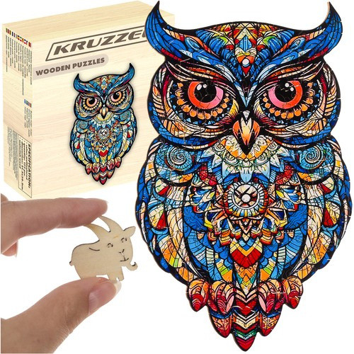 Kruzzel 24551 Prémium Fa Puzzle - Kreatív Kihívás és Szórakozás az Egész Családnak