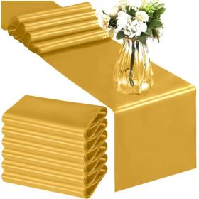   Luxus Ruhhy 25065 Prémium Szatén Asztali Futó - 900x36cm Elegancia