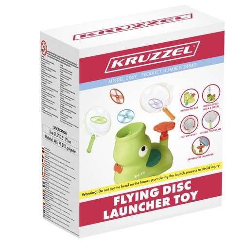 Kruzzel 24840 Prémium Disc Launcher - Innovatív és Szórakoztató Játékélmény Gyerekeknek