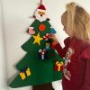 Felt Christmas tree with ornaments 24856