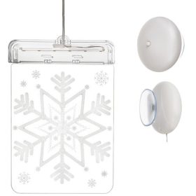 Üvegmozaik LED 3D-hópehely