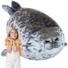 Kruzzel 24644 Plüss Fóka - 60 cm-es Pihe-Puha Játékfigura Gyerekeknek és Felnőtteknek