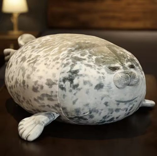 Kruzzel 24644 Plüss Fóka - 60 cm-es Pihe-Puha Játékfigura Gyerekeknek és Felnőtteknek