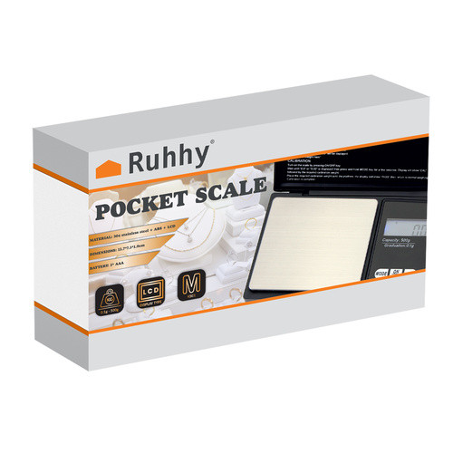 Prémium Pocket Mérleg 500g x 0.1g Pontossággal és Védő Flappal - Modell 23573