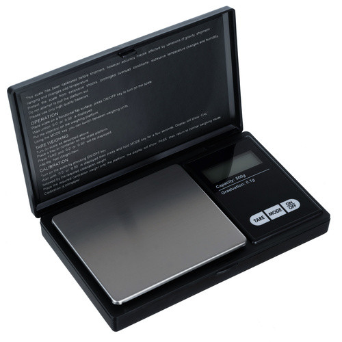 Prémium Pocket Mérleg 500g x 0.1g Pontossággal és Védő Flappal - Modell 23573