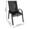 Set of garden chairs - 4 pcs. Gardlov 25415