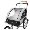 Kruzzel 25372 3in1 suspension bike trailer