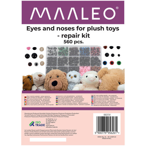 Mascot Eyes - Prémium Javítókészlet Maaleo 25761: Professzionális Megoldás Sérült Maszkokhoz