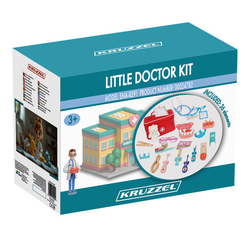 Little Doctor Kruzzel 24782 Gyermek Játék Orvosi Készlet – Kreatív és Oktató Játék Szett