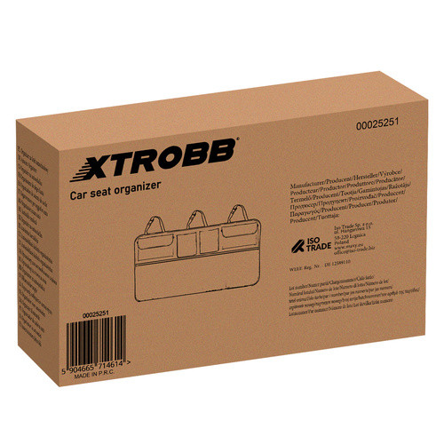 Xtrobb 25251 Prémium Autós Ülésrendező - Praktikus Tárolás és Rendezett Utastér