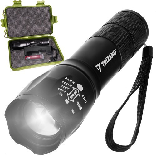 T6 USB zseblámpa L18368 - erős fényű, újratölthető, könnyen hordozható lámpa