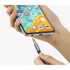 3.5mm AUX kábel - autóhoz, fejhallgatóhoz, hangszóróhoz - aranyozott csatlakozóval