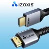 8K felbontású HDMI kábel 2 méteres hosszban