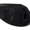 Vezeték nélküli függőleges egér - Ergonómikus design - Optikai szenzor - 6 gomb - USB vevőegység - Fekete